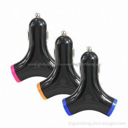 USB Car Charger with LED Indicator